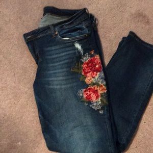 Kut from the Kloth embroidered jeans